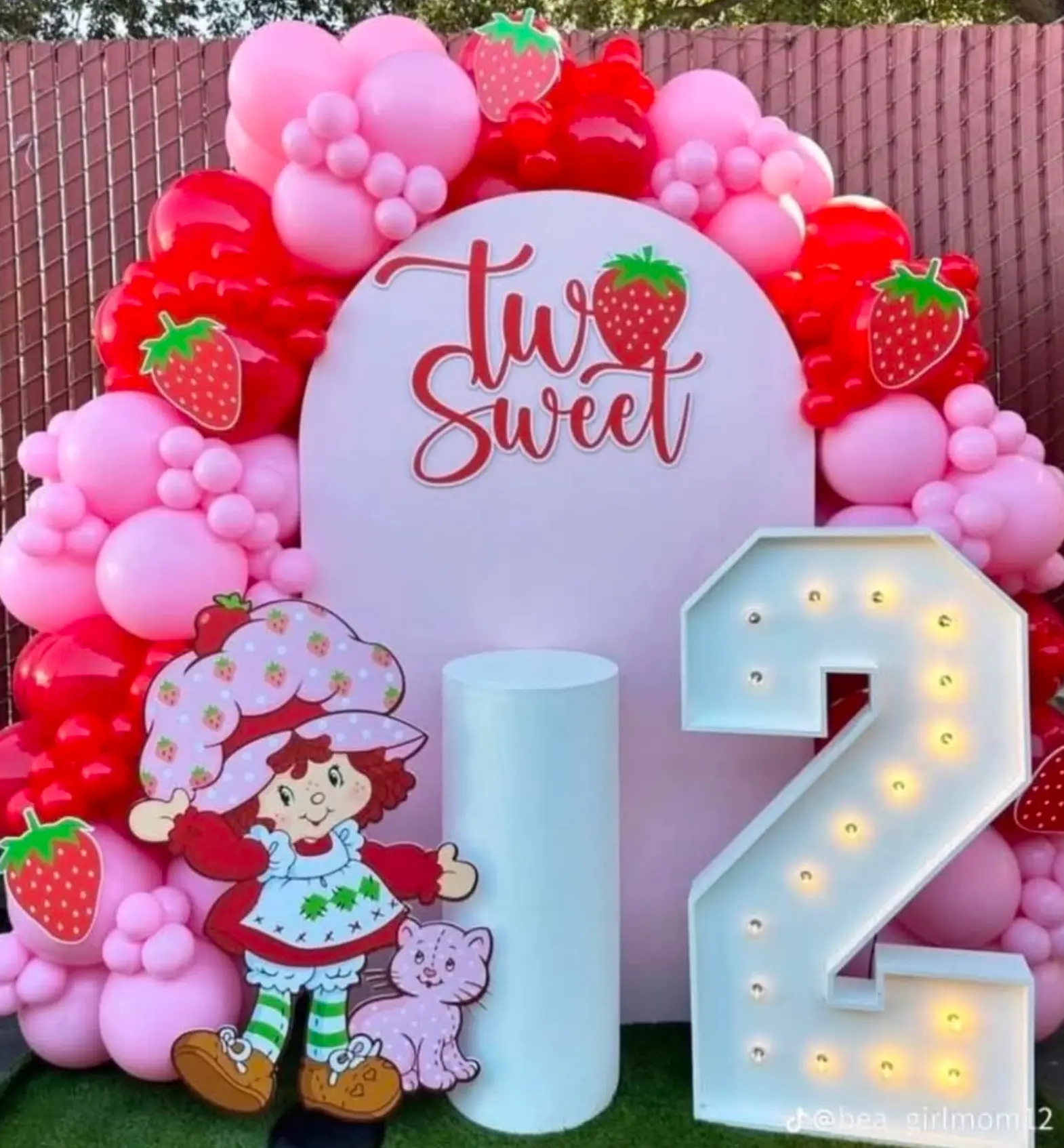 Two Sweet birthday display